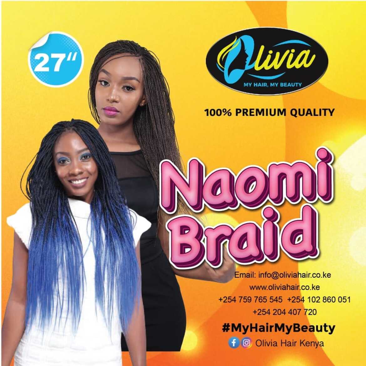 Naomi Box braiding hair extension